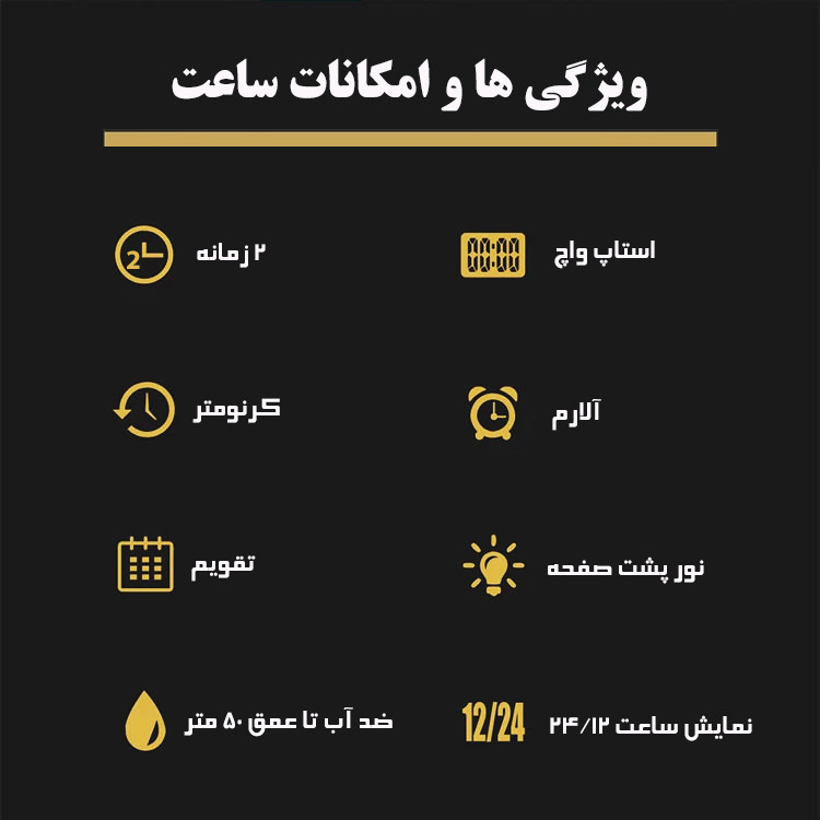 ساعت مچی عقربهای مردانه کوارتز کورنوگراف اسکمی مدل 1818 BK