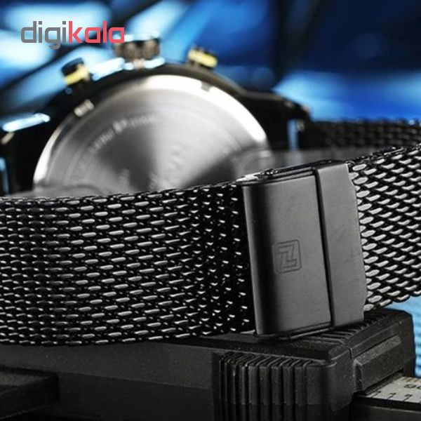ساعت مچی عقربهای کوارتز مردانه نیوی فورس مدل NF9068BL-WH2