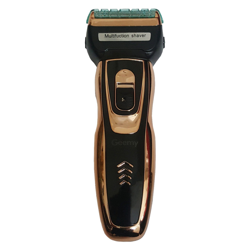 ماشین اصلاح صورت جیمی مدل GM-595 با تیغه استیل ضدزنگ، صفرزن فویلی، استفاده خشک و مرطوب، سری مو زن بینی و خط زن، شارژ سریع 480 دقیقه و 60 دقیقه استفاده بدون سیم