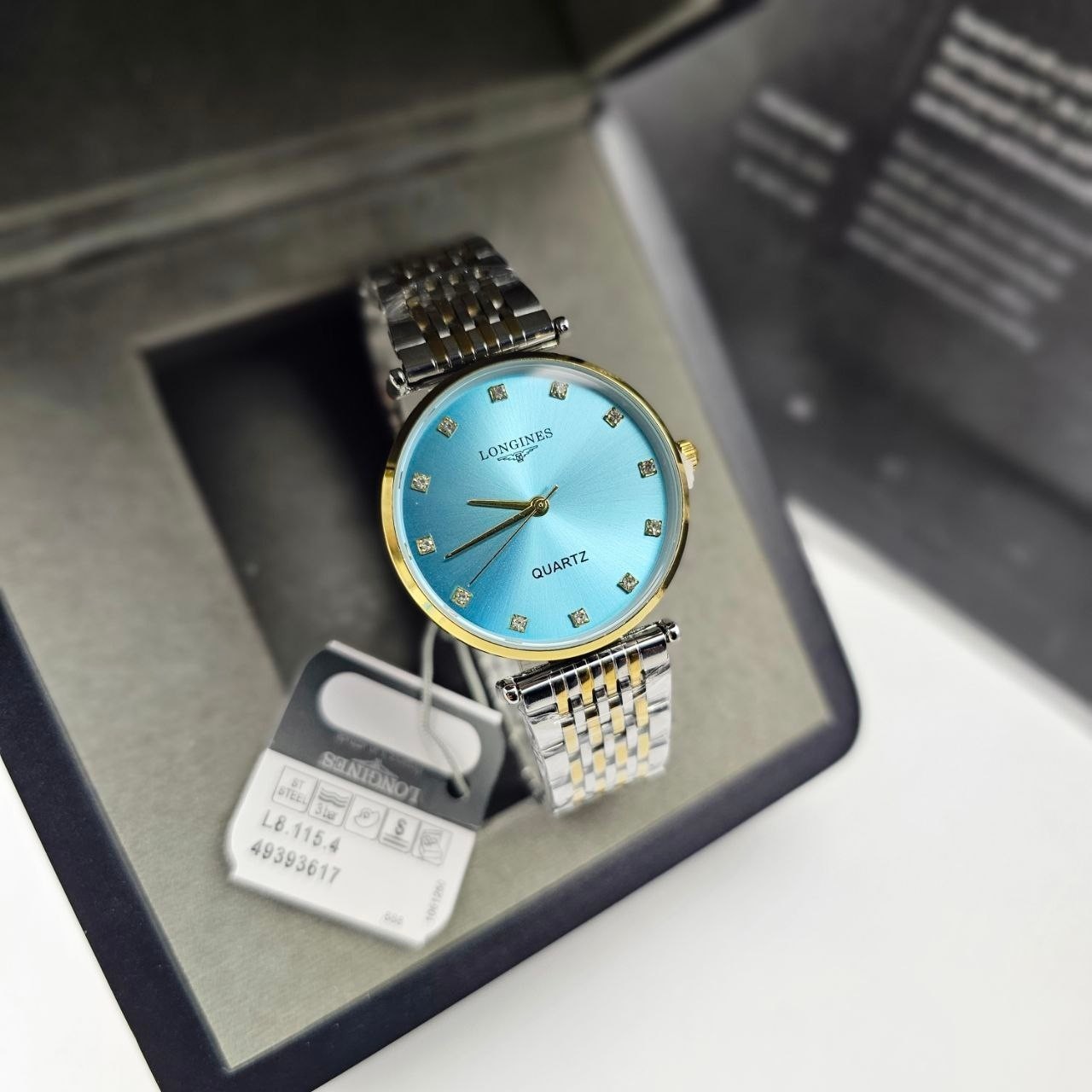 ساعت مچی زنانه اورجینال لونجین بند استیل رنگ ثابت ضد اب کیفیت عالی LONGINES