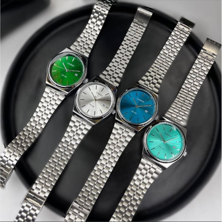 ساعت مچی مردانه کاسیو CASIO وینتیج رنگ بندی بند استیل رنگ ثابت کد2331