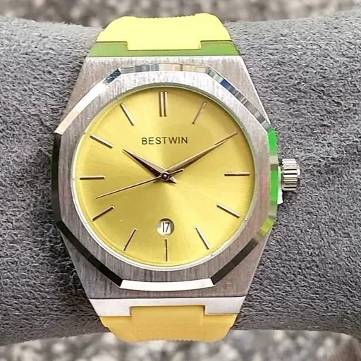 ساعت مچی اورجینال BESTWINاسپرت درجه یک بند رابر اصلی