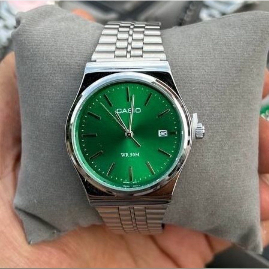 ساعت مچی مردانه کاسیو CASIOوینتیج رنگ بندی بند استیل رنگ ثابت کد2331