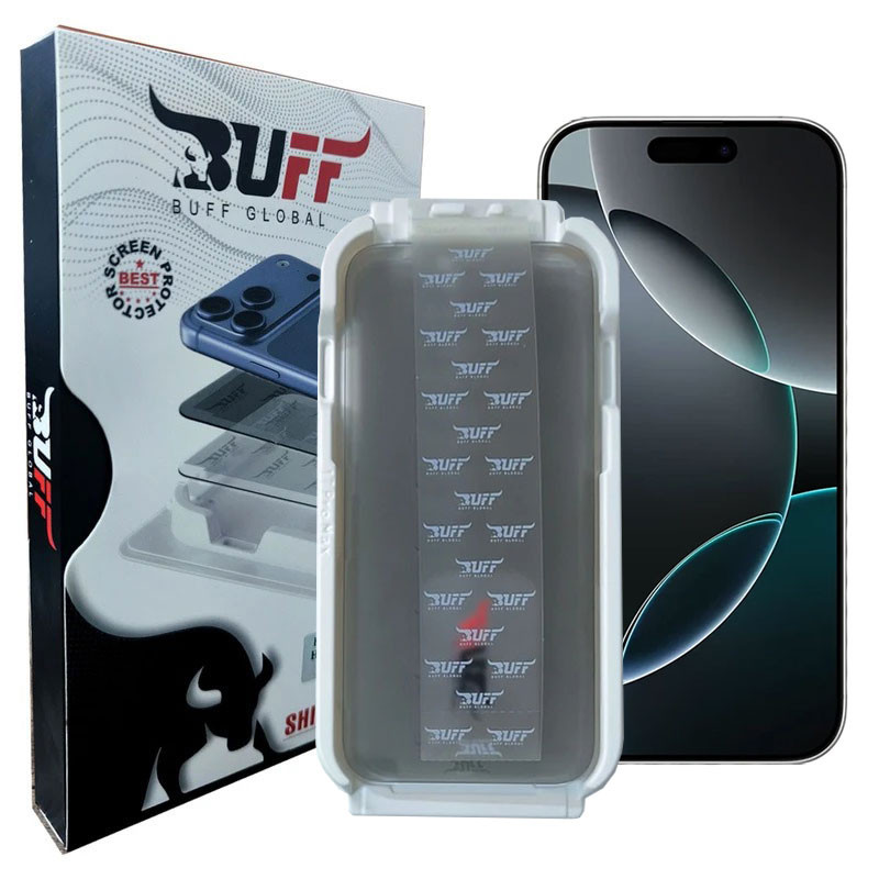 محافظ صفحه نمایش بوف مدل 2in1 Shield Pro مناسب برای گوشی موبایل اپل iPhone 16 Pro Max
