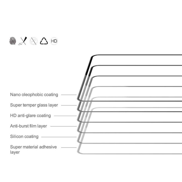 محافظ صفحه نمایش بوف مدل Mountain-G مناسب برای گوشی موبایل آنر 50 SE / X8a / X8b / X8 4G / 90 Lite / 90 GT