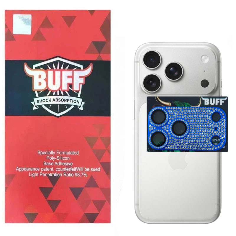 محافظ لنز دوربین فلزی بوف مدل Diamond Metal Shield مناسب برای گوشی موبایل اپل iPhone 17 Pro Max
