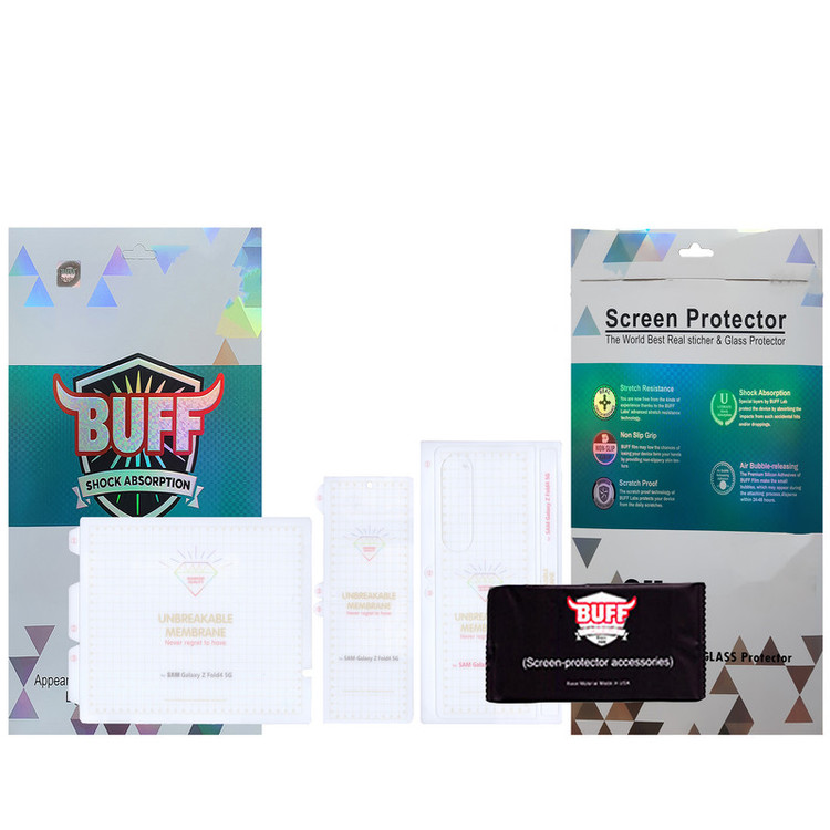 محافظ صفحه نمایش بوف مدل Hydrogel مناسب برای گوشی موبایل سامسونگ Galaxy Z Fold 4 به همراه محافظ پشت گوشی