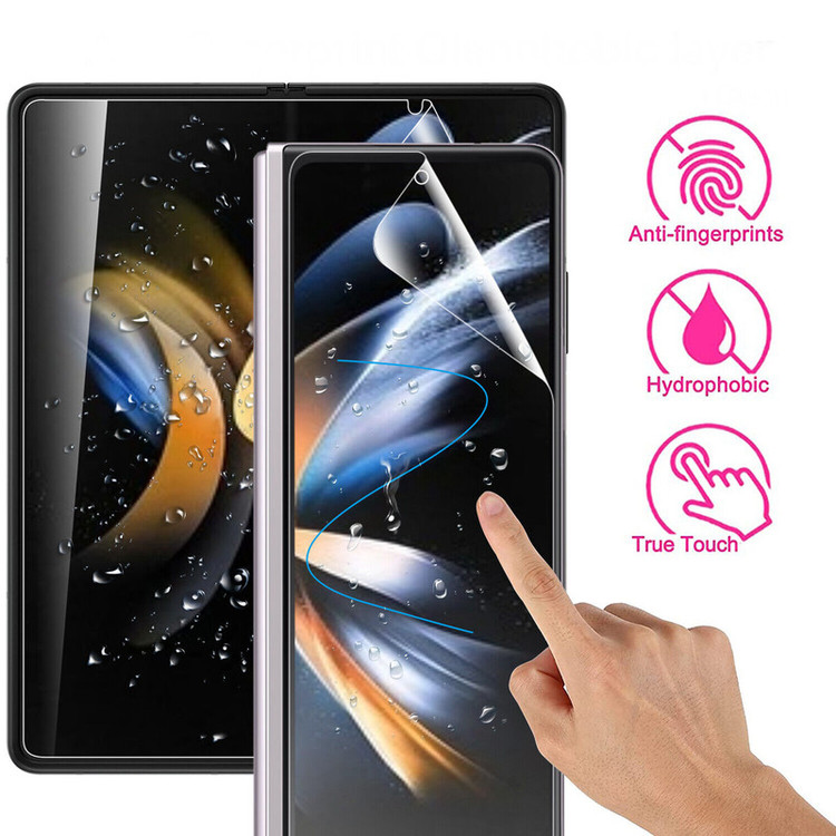محافظ صفحه نمایش بوف مدل Hydrogel مناسب برای گوشی موبایل سامسونگ Galaxy Z Fold 4 به همراه محافظ پشت گوشی