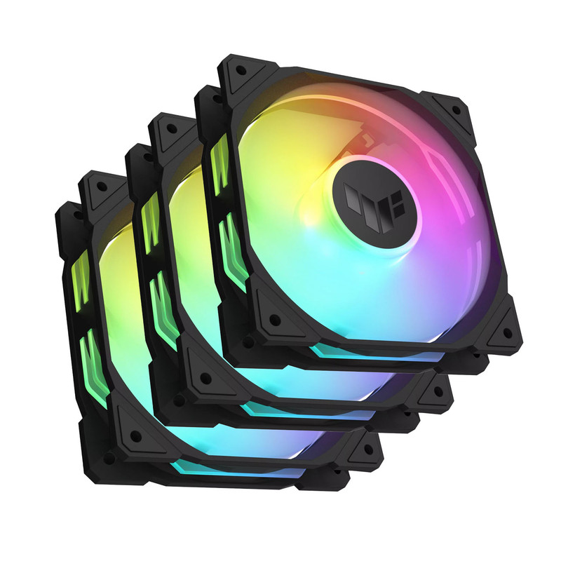 فن کیس ایسوس مدل TUF GAMING FAN TR120 BK ARGB بسته 3 عددی