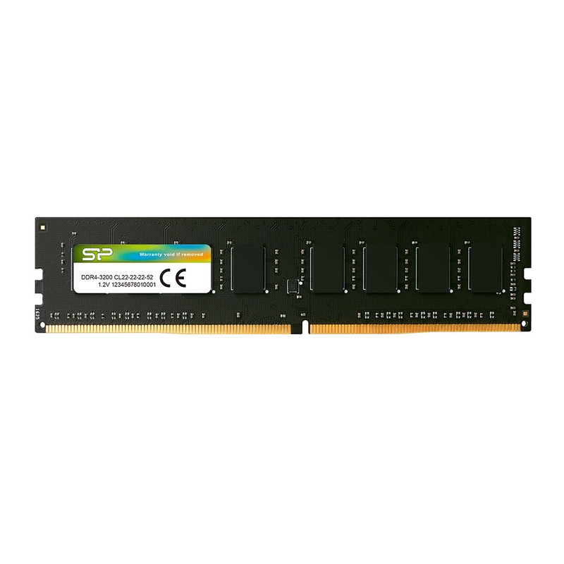 رم دسکتاپ DDR4 تک کاناله 3200 مگاهرتز CL22 سیلیکون پاور مدل SP ظرفیت 8 گیگابایت