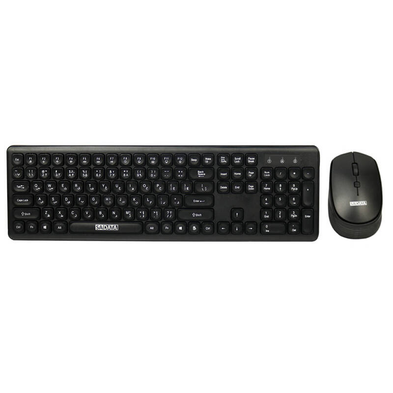 کیبورد و ماوس سادیتا مدل SKM-3401WL