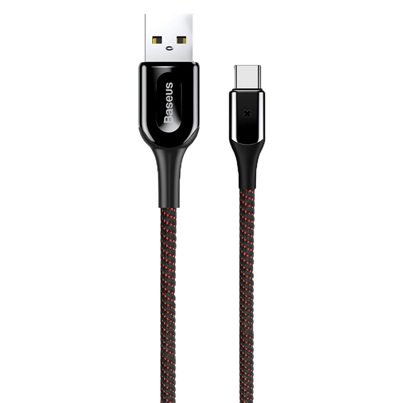 کابل تبدیل USB به USB-C باسئوس مدل X-SHAPED light cable طول 1 متر