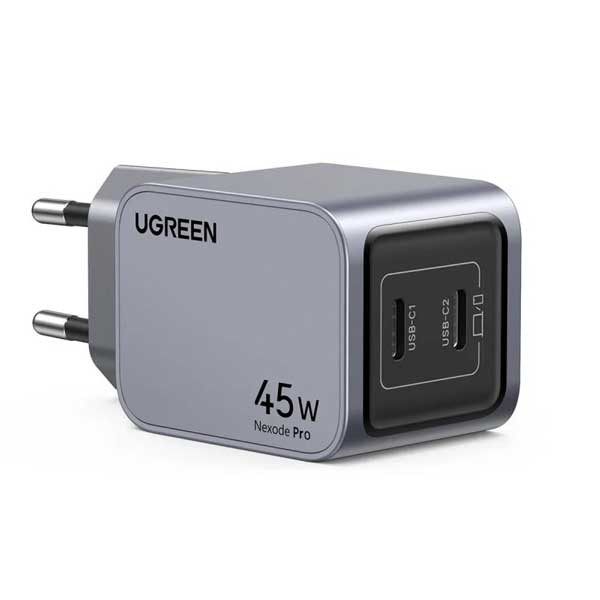 شارژر دیواری 45 وات دو پورت USB-C یوگرین مدل X707 کد 35008