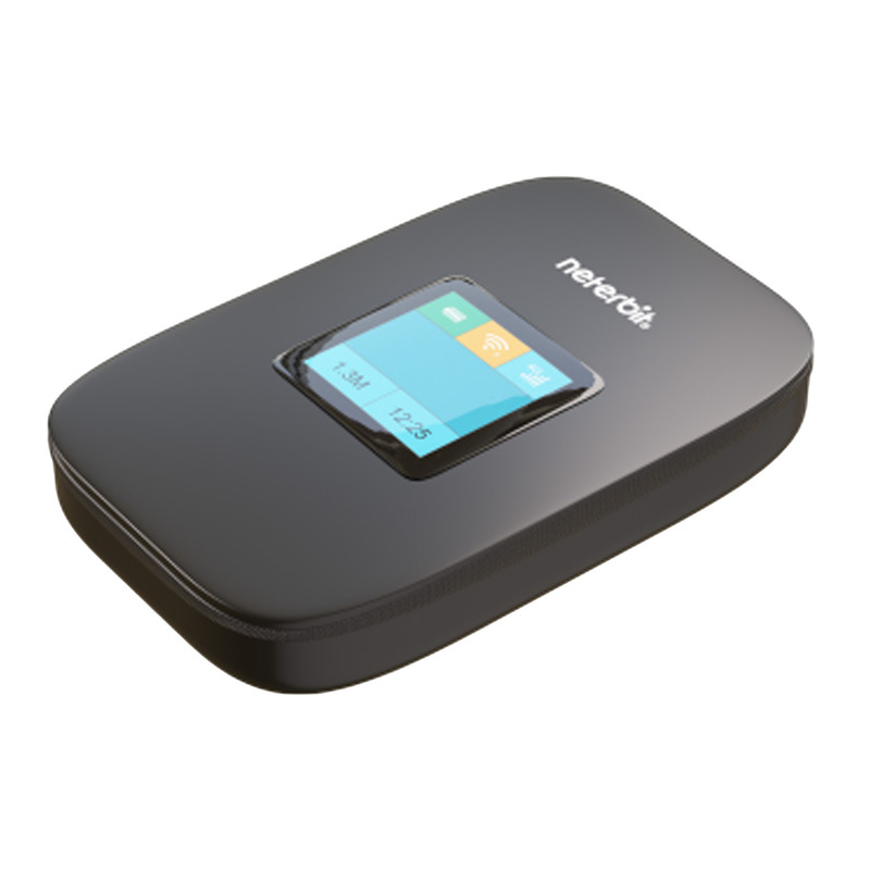 مودم همراه 4G LTE نتربیت مدل NWR-945X با باتری 3000 میلی‌آمپر ساعت، پشتیبانی از Wi-Fi 6، سرعت دانلود تا 150 مگابیت بر ثانیه، اتصال بیش از 10 کاربر و فایروال NAT
