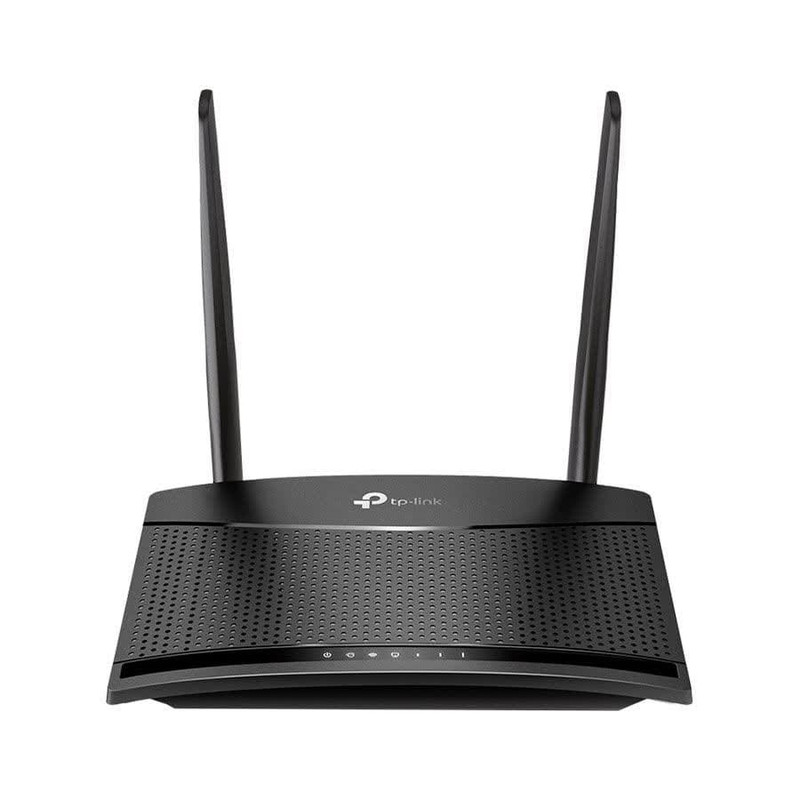 مودم روتر 4G تی پی‌لینک مدل TL-MR100 با پشتیبانی از شبکه 4.5G، قابلیت اتصال سیم کارت، آنتن خارجی، پورت LAN و WAN، مناسب استفاده خانگی و اداری و پشتیبانی همزمان تا 32 کاربر