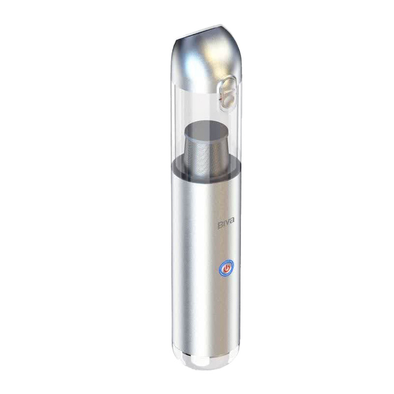 جارو شارژی خودرو بیوا مدل BVC-02s با توان مکش 120 AirWatt، باتری 2200mAh، ظرفیت مخزن 200ml، چراغ قوه و چراغ چشمک‌زن هشدار، شارژدهی سریع و طراحی جمع‌وجور مناسب تمیزکاری داخل خودرو و مبلمان