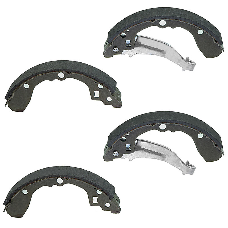 لنت ترمز عقب خودرو لنت پارس مدل 1-71059 دو جفت مناسب برای سایپا پراید 151 (وانت)، تیبا، تیبا 2، ساینا، کوییک، کیا ریو