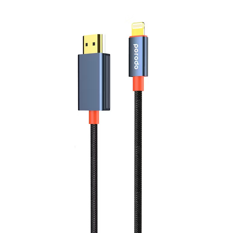 کابل تبدیل لایتنینگ به HDMI پرودو مدل CBL0017 طول ۲ متر
