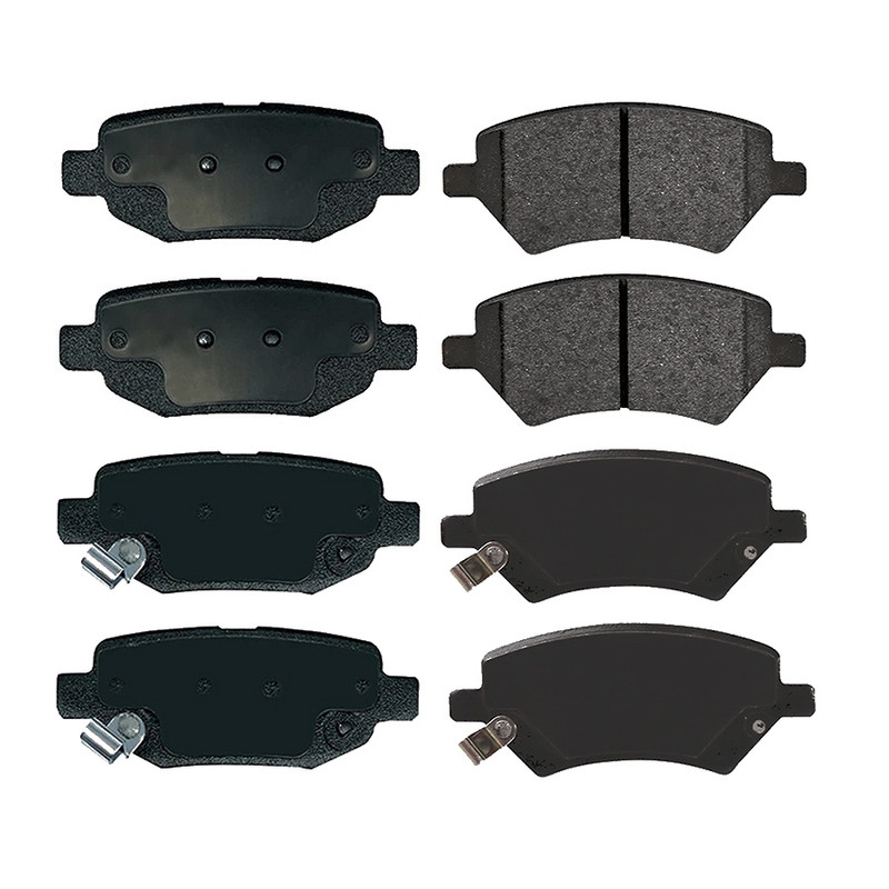 لنت ترمز جلو دیسکی خودرو لنت پارس کد 1-80139 چهار جفت مناسب برای لیفان X60 به همراه لنت ترمز عقب