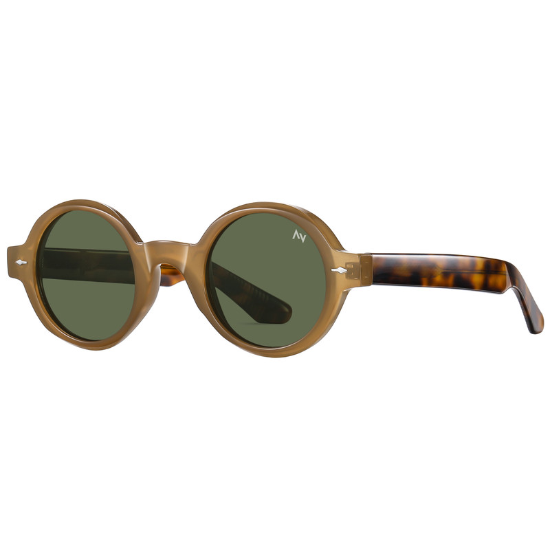 عینک آفتابی گرد آلبرت وگ مدل S-31108-C3 Acetate Avantgarde Visionary