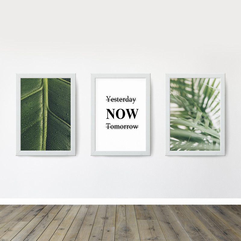 تابلو مدل leaves مجموعه 3 عددی