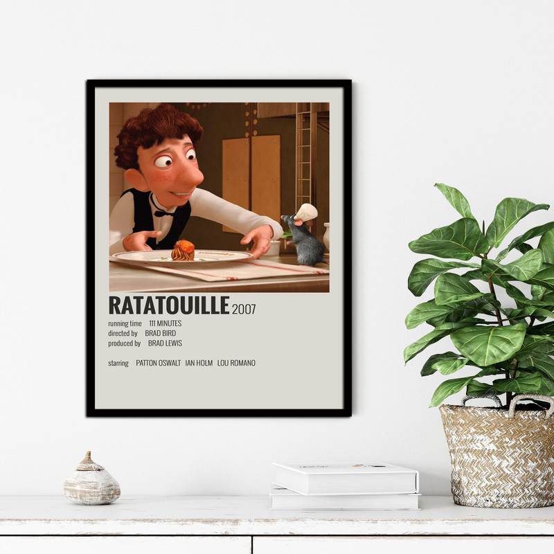 تابلو آتریسا طرح پوستر فیلم Ratatouille مدل ATM802