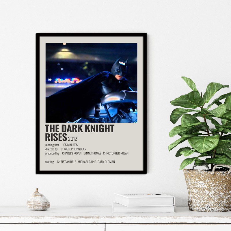 تابلو آتریسا طرح پوستر فیلم The Dark Knight Rises مدل ATM792