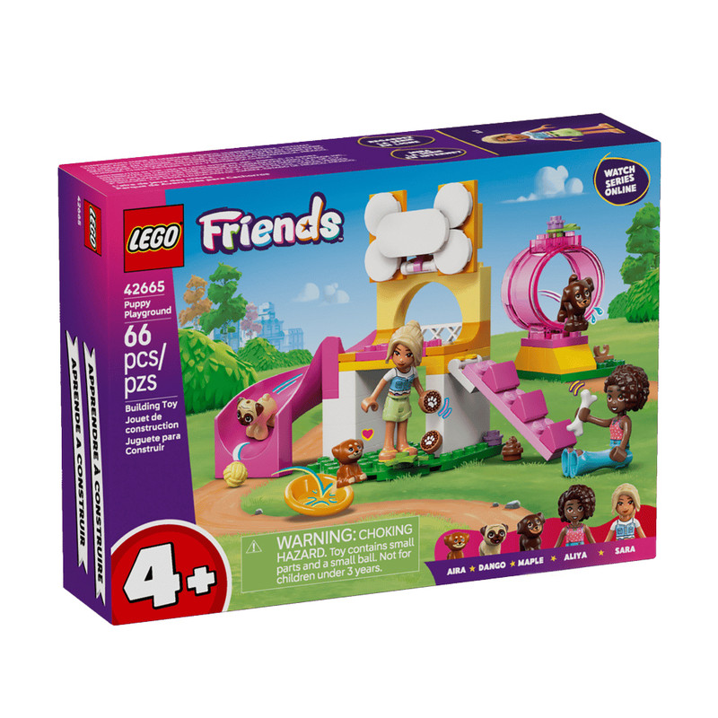 لگو 66 تکه سری فرندز مدل Puppy Playground کد 42665