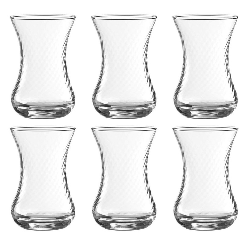 استکان پاشاباغچه مدل Ince Belli 42781 کد 9005 بسته 6 عددی