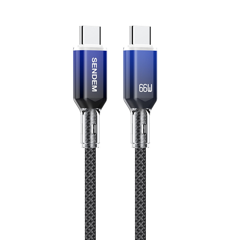 کابل USB-C سندم مدل T15 66W طول 1.2 متر