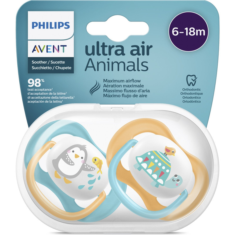 پستانک ارتودنسی اونت مدل Ultra Air بسته 2 عددی