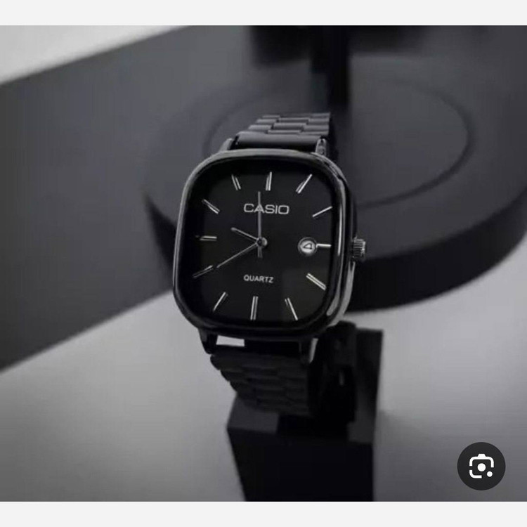 ساعت ست کاسیو اولدمانی فول بلک(مشکی) زنانه و مردانه اصلی casio درجه یک ضمانتی مافیایی