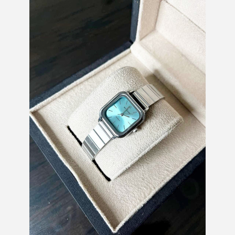 ساعت زنانه مربع طرح کوبیک کلاسیک ضدآب