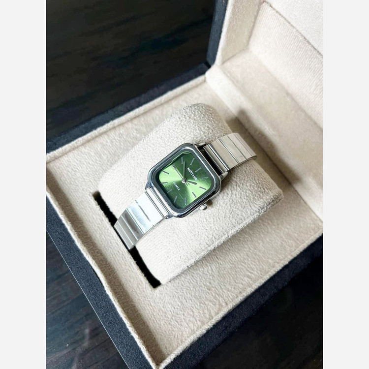 ساعت زنانه مربع طرح کوبیک کلاسیک ضدآب