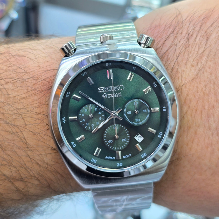 ساعت مچی مردانه سه موتوره فعال کرنوگراف مدلSeiko Grand