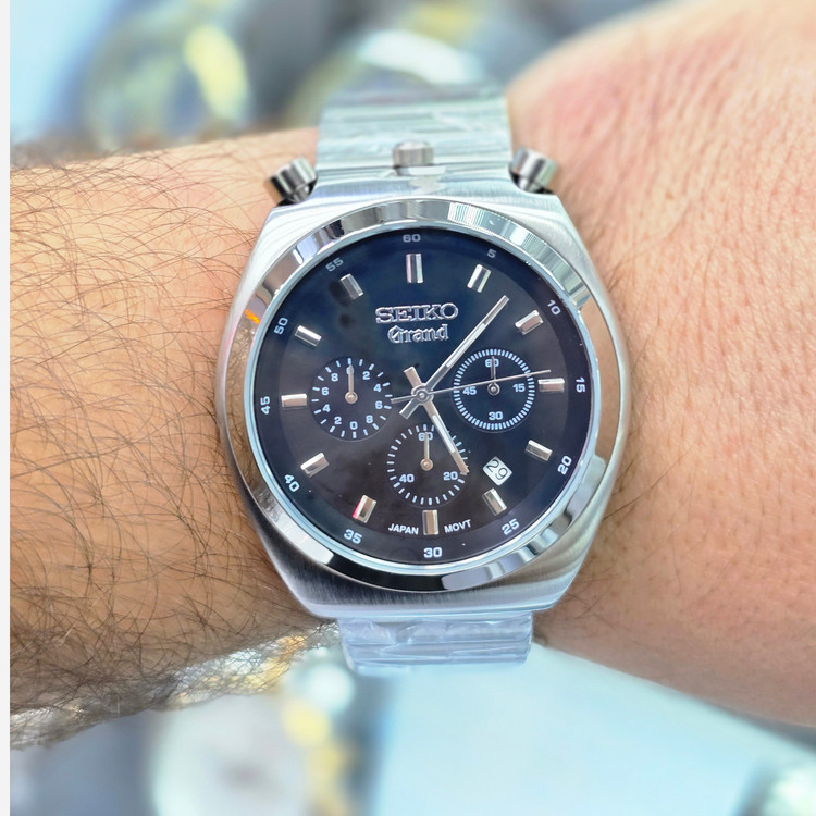 ساعت مچی مردانه سه موتوره فعال کرنوگراف مدلSeiko Grand