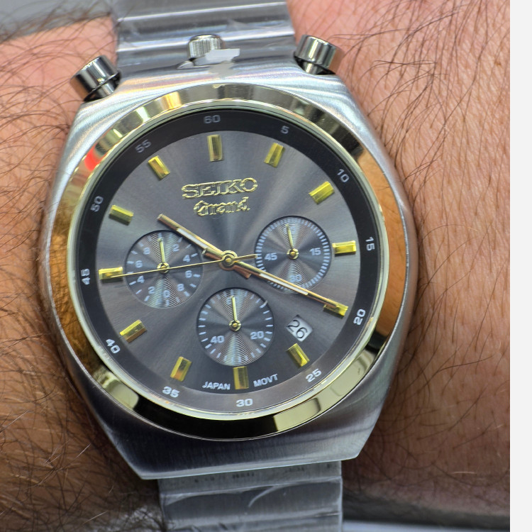 ساعت مچی مردانه سه موتوره فعال کرنوگراف مدلSeiko Grand