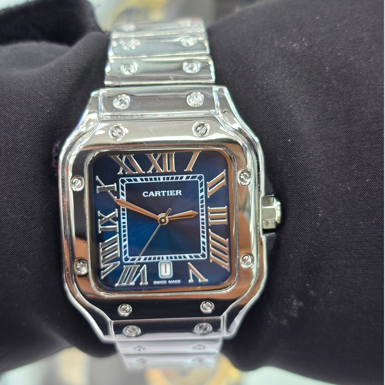 ساعت مچی مردانه کارتیه Cartier عدد رومی