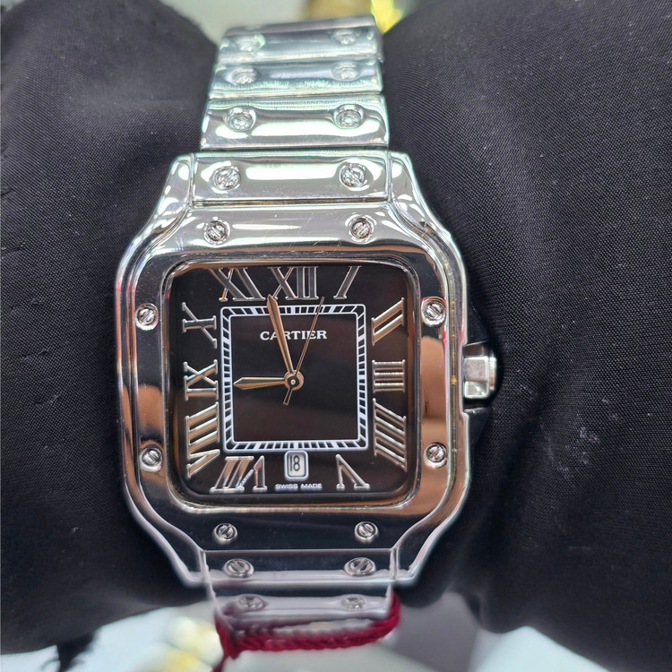ساعت مچی مردانه کارتیه Cartier عدد رومی