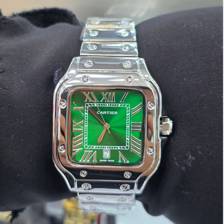 ساعت مچی مردانه کارتیه Cartier عدد رومی