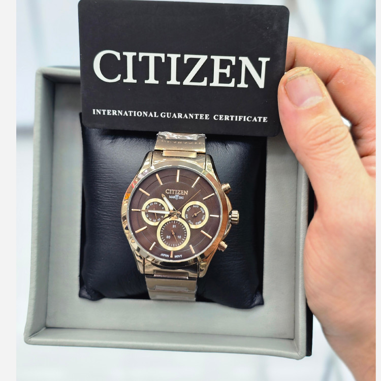 ساعت مچی مردانه سیتی زن(citizen)مارتینی سه موتور
