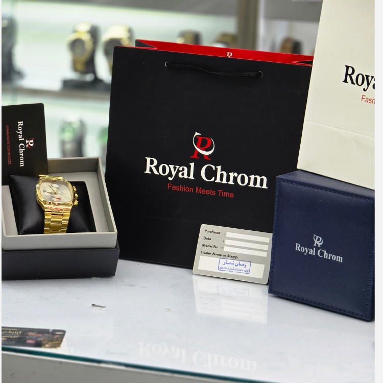 ساعت مچی مردانه رویال کروم (Royal Chrom) اورجینال