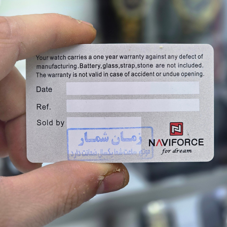 ساعت مردانه ناوی فورس Naviforceمشکی سه موتوره