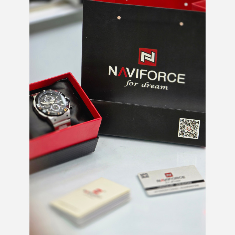 ساعت مردانه ناوی فورس Naviforceمشکی سه موتوره