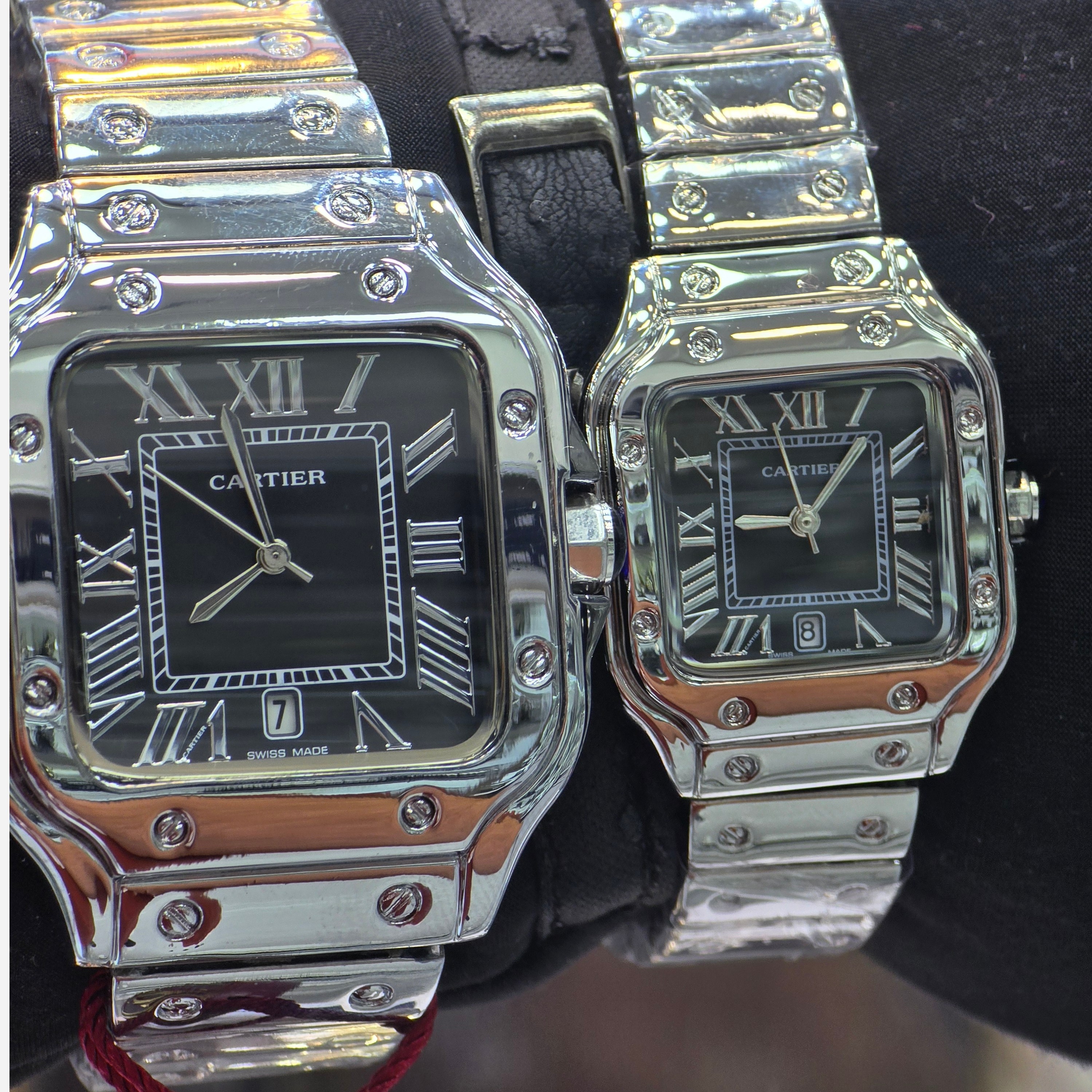 ست ساعت مچی کارتیر (Cartier) مدل سانتوس