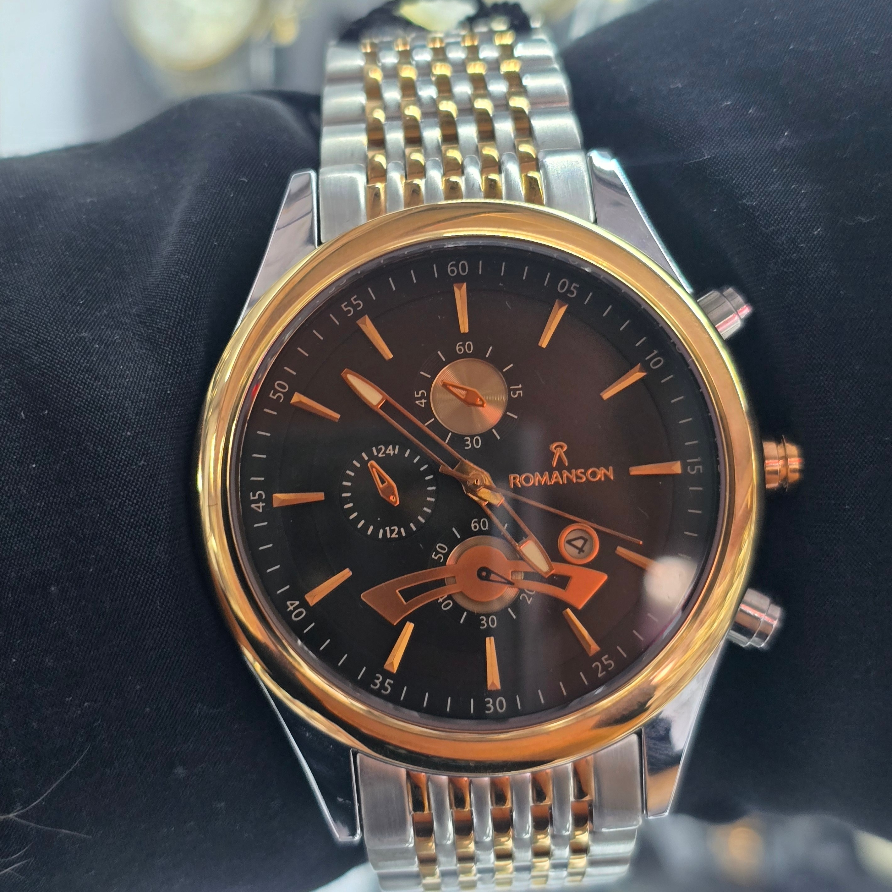 ساعت مچی مردانه رومانسون Romanson ژاپن رنگ ثابت