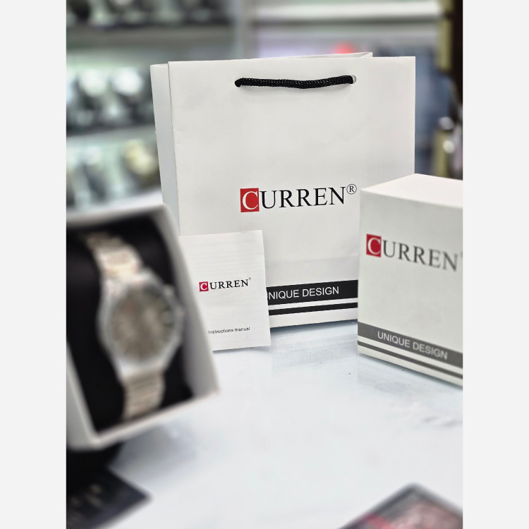 ساعت مچی مردانه کرن curren فول استیل