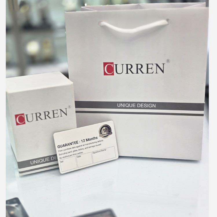 ساعت مردانه برندCURREN سه موتوره فعال باقیمت اقتصادی