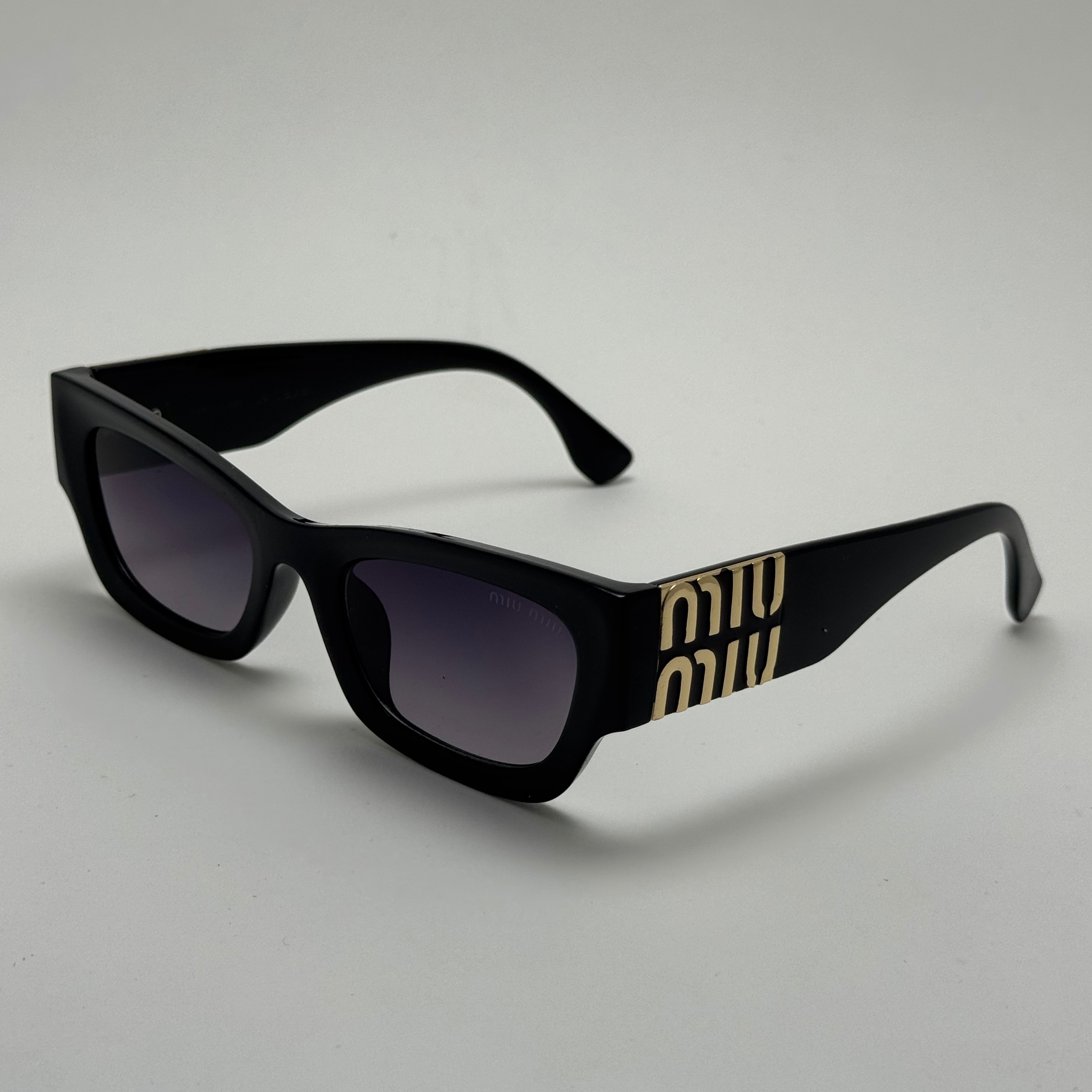 عینک آفتابی میو میو miu miu مشکی تمام کد 98103 - کیفیت مستر