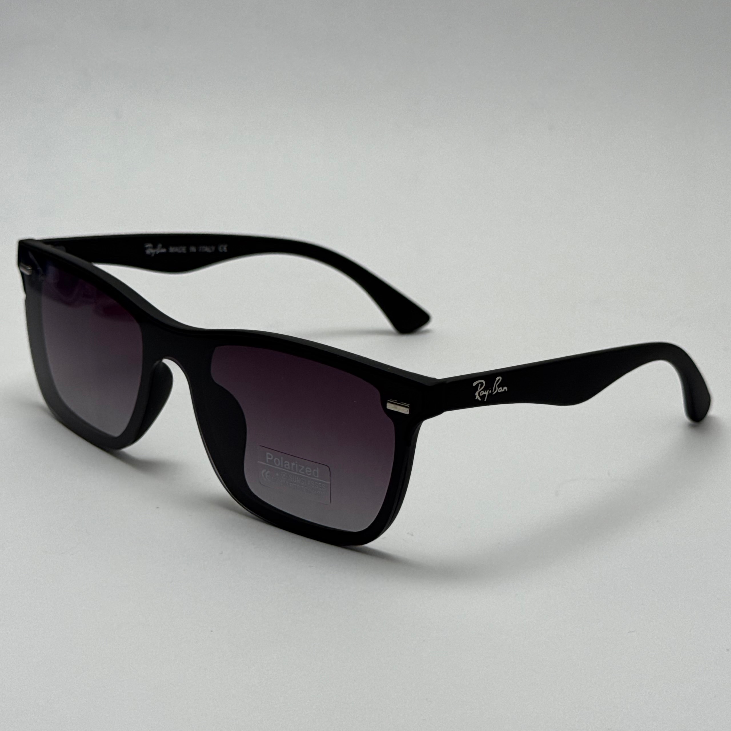 عینک آفتابی پلاریزه ریبن rayban تمام مشکی کد p2222